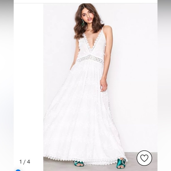 BY MALINA Mint Green Issa maxi dress sz M - Picture 12 of 12